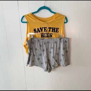Grayson Threads Save the Bees PJ set XL